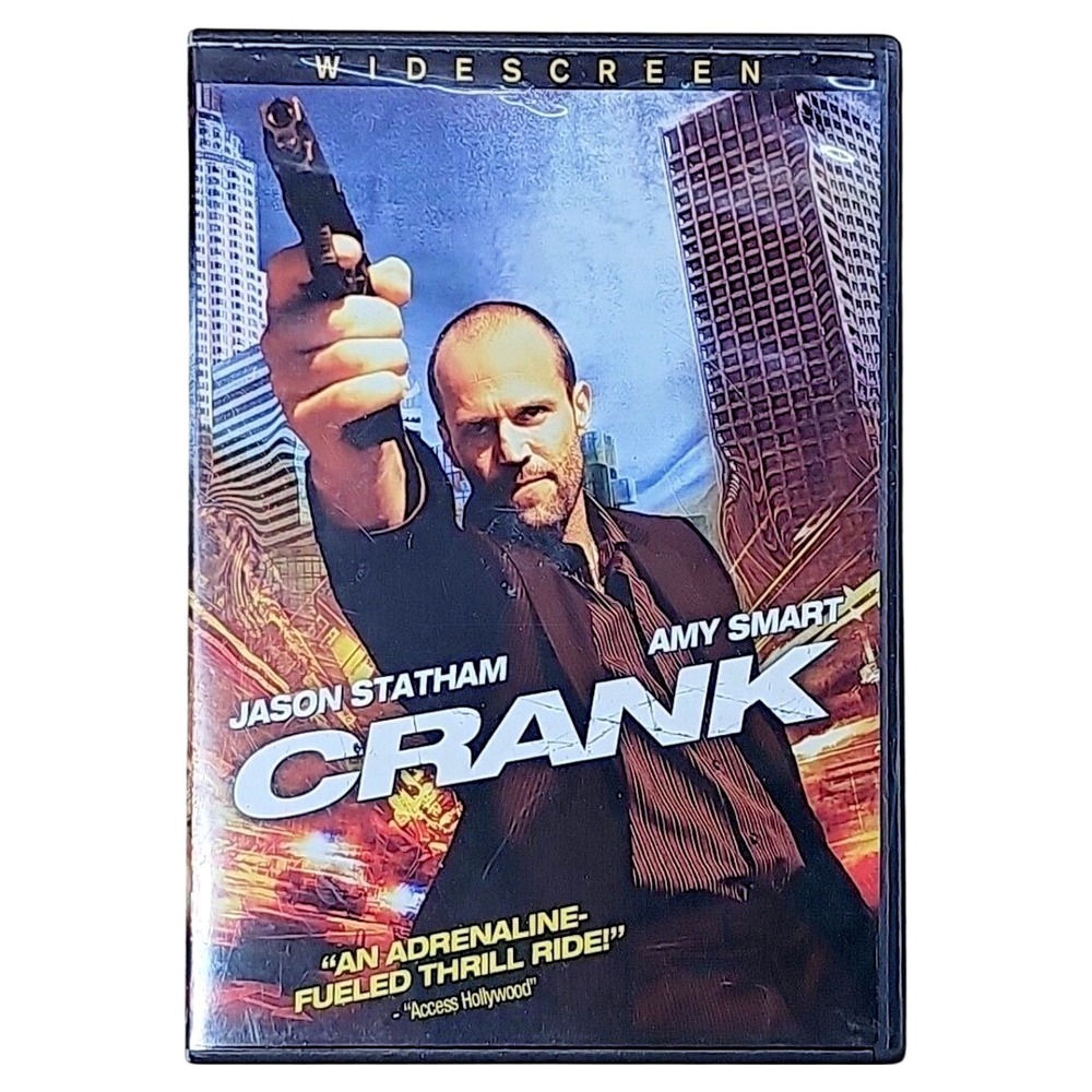 Crank DVD Jason Statham Action Movie 2006 Widescreen Lionsgate Thriller Film